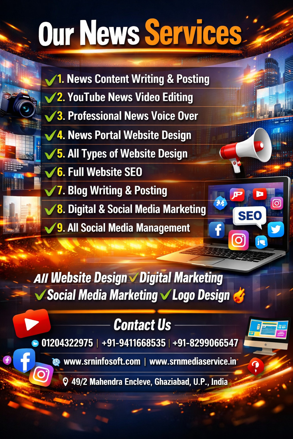 News Content Writing and Posting on News Portal Websites – Services 